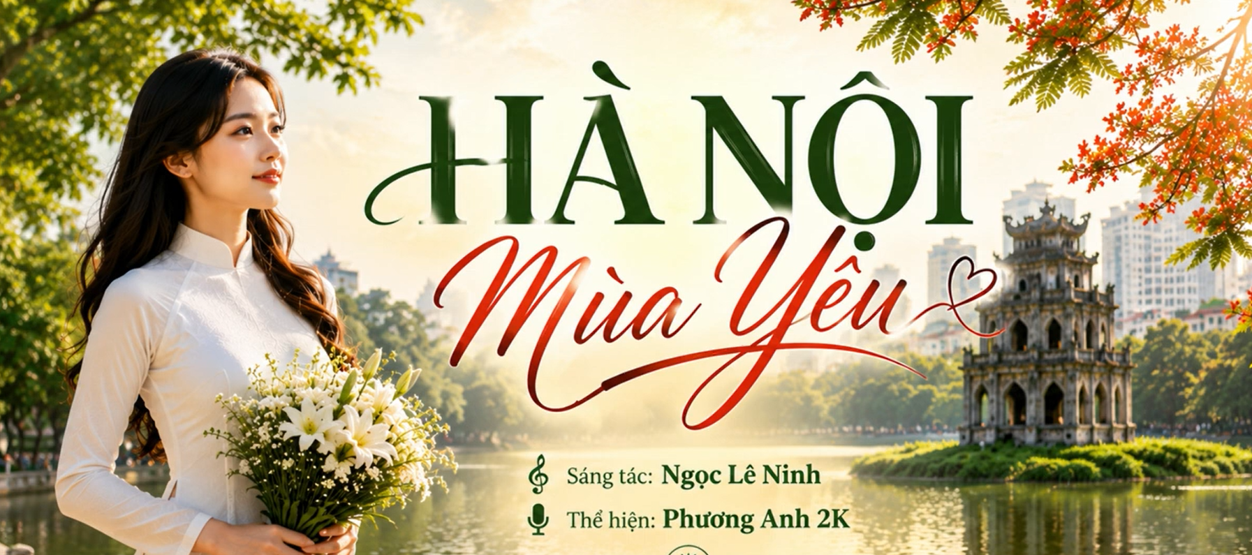 HÀ NỘI MÙA YÊU | Ngọc Lê Ninh Artist viết về Hà Nội | Ca sỹ Phương Anh 2K