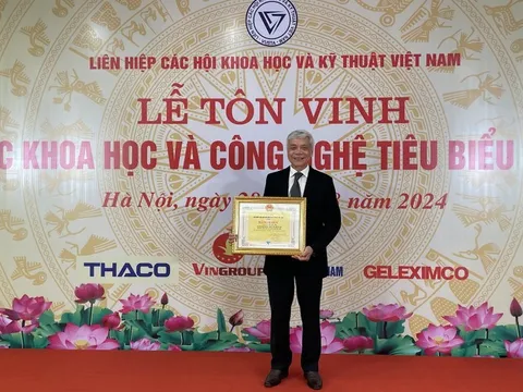Giáo sư, Tiến sĩ, Nhà giáo ưu tú Võ Chí Mỹ nhận danh hiệu Trí thức Khoa học và Công nghệ tiêu biểu năm 2024